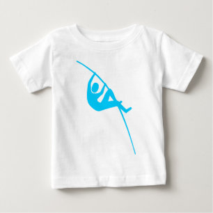 Pole Vaulting - Sky Blue Baby T-shirt
