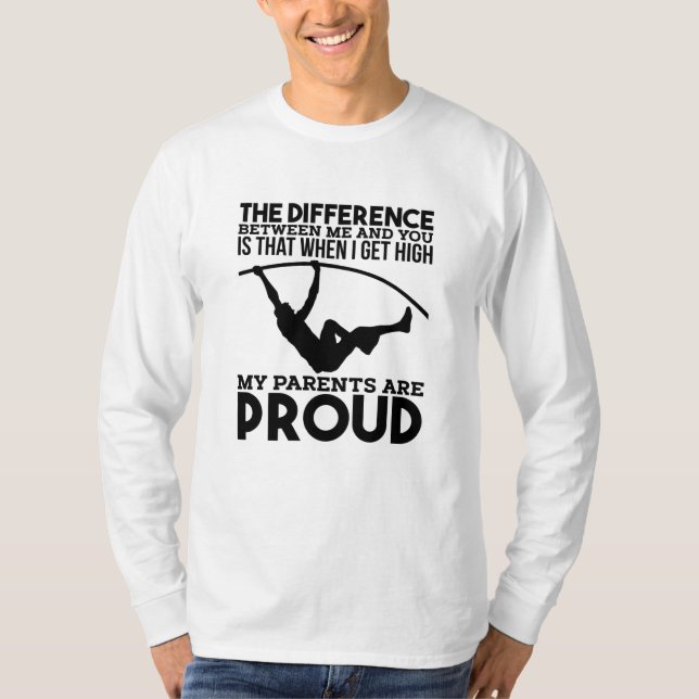Pole Vaulting Sport T-Shirt (Vorderseite)