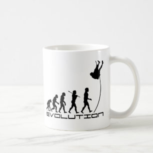 Pole-Wölbungs-Sport-Evolutions-Kunst Tasse