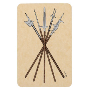 Polearms aus dem 16. Jahrhundert Magnet