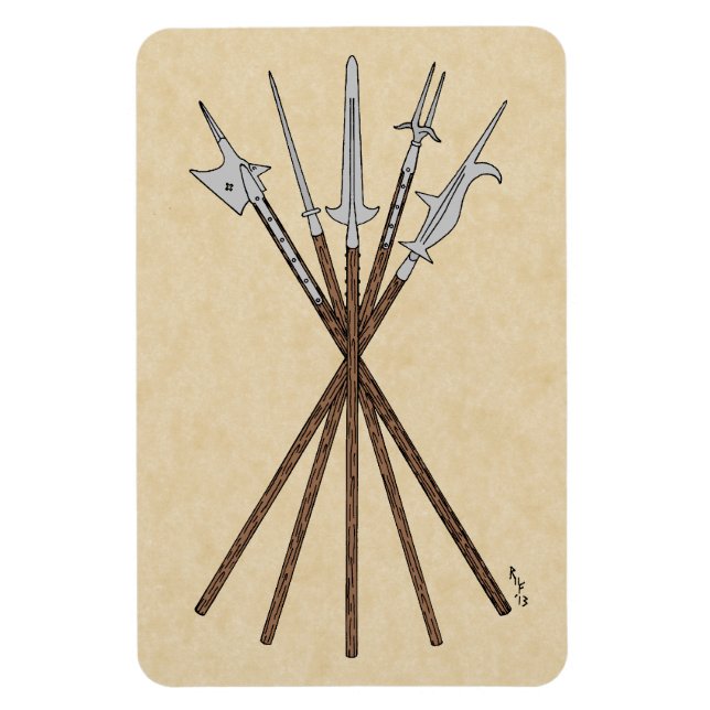 Polearms aus dem 16. Jahrhundert Magnet (Vertikal)