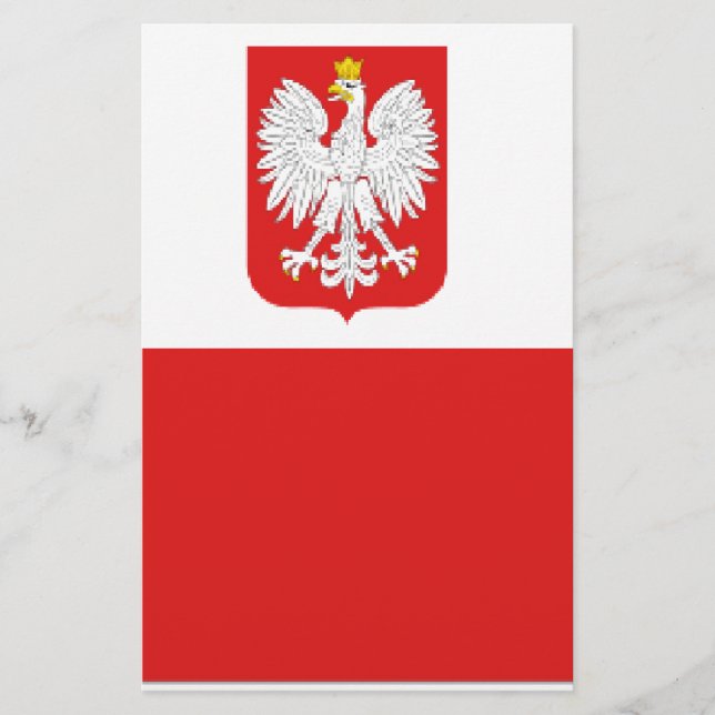 Poleflagge Briefpapier (Vorderseite)