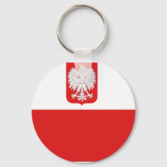Poleflagge Schlüsselanhänger (Vorderseite)