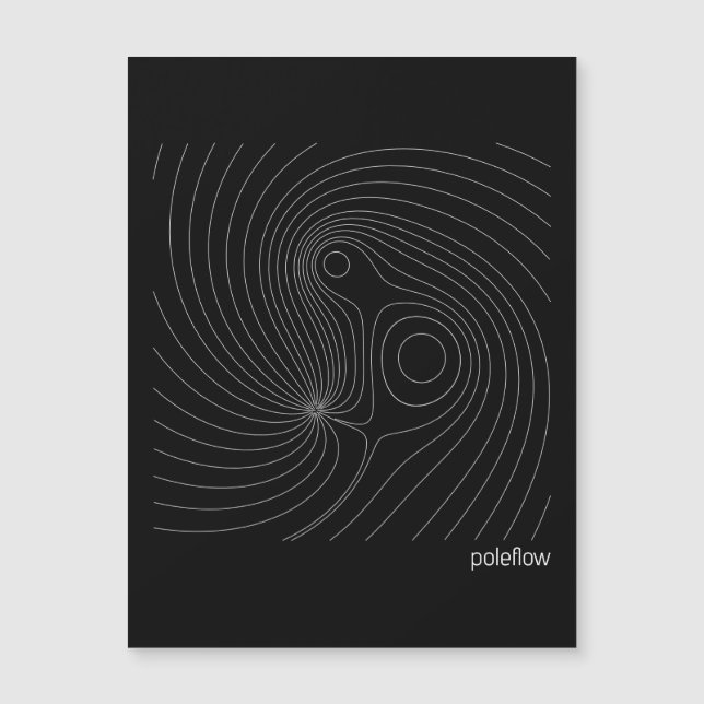 Poleflow Magnetkarte (Vorderseite)