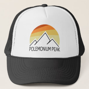 Polemonium Peak Kalifornien Retro Truckerkappe