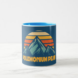 Polemonium Peak Kalifornien Retro Türkis Zweifarbige Tasse