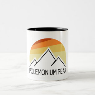Polemonium Peak Kalifornien Retro Zweifarbige Tasse