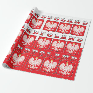 Polen - Adelsflagge Geschenkpapier