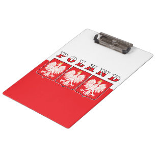 Polen - Adelsflagge Klemmbrett