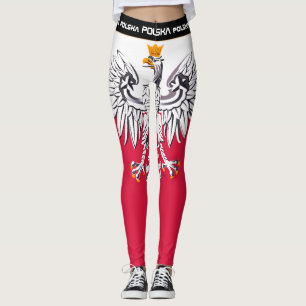 Polen & Adler, polnische Fahne, Modereisen/Sport Leggings