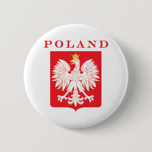 Polen Adlerschild Button