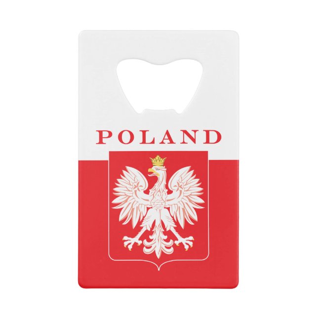 Polen Adlerschild Geldbeutel Flaschenöffner (Vorderseite)