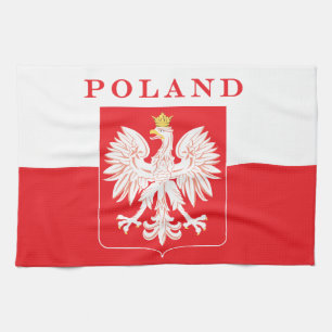 Polen Adlerschild Geschirrtuch