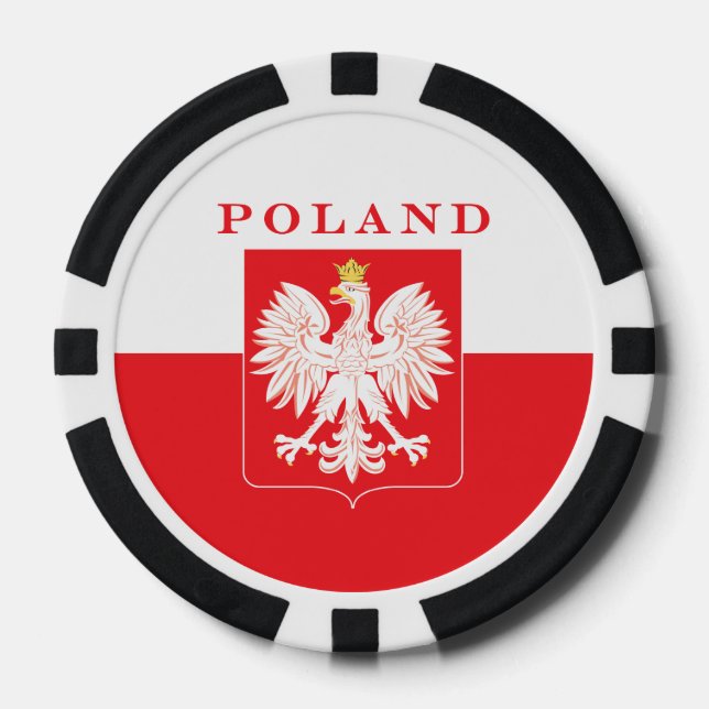 Polen Adlerschild Pokerchips (Vorderseite)