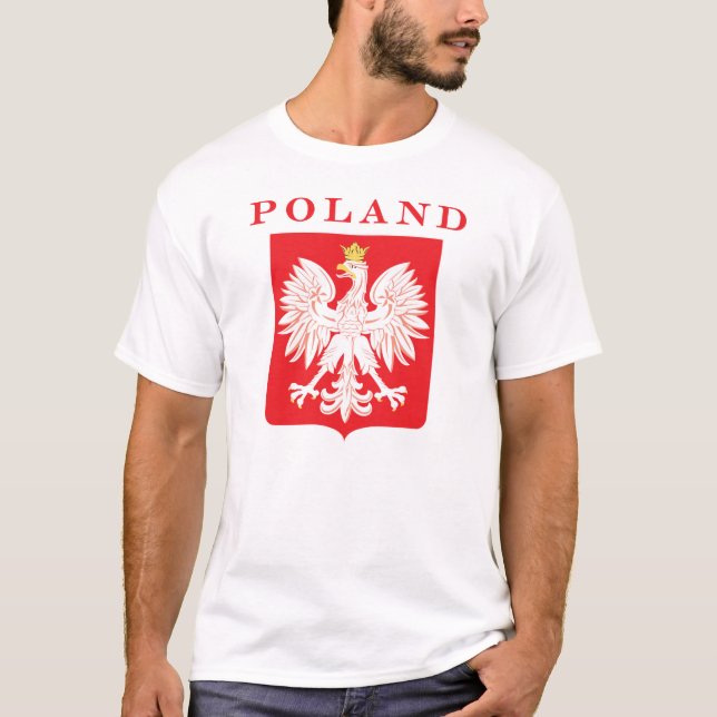 Polen Adlerschild T-Shirt (Vorderseite)