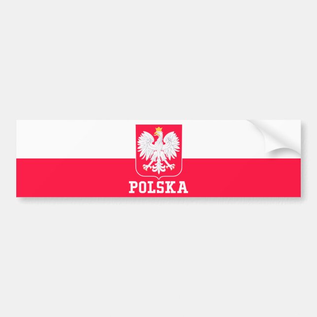 Polen Autoaufkleber (Vorne)