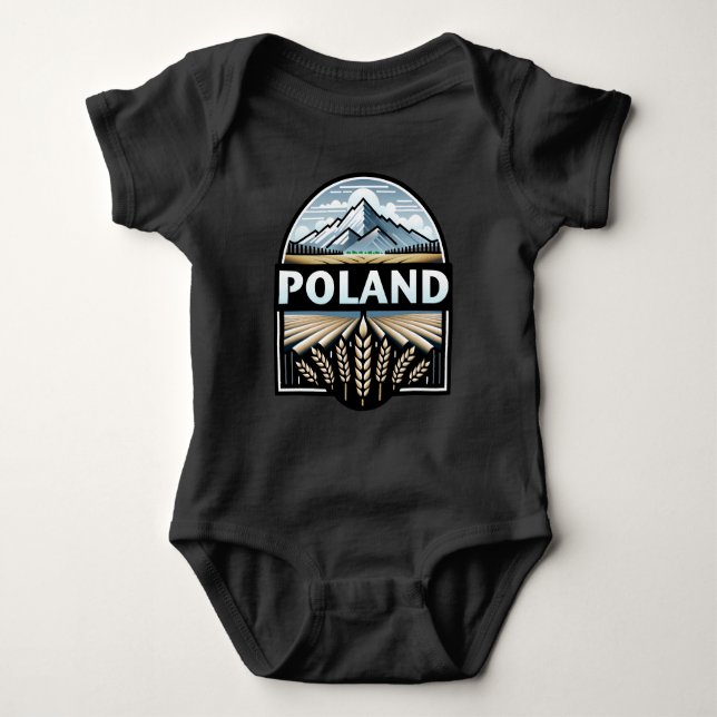Polen Baby Strampler (Vorderseite)