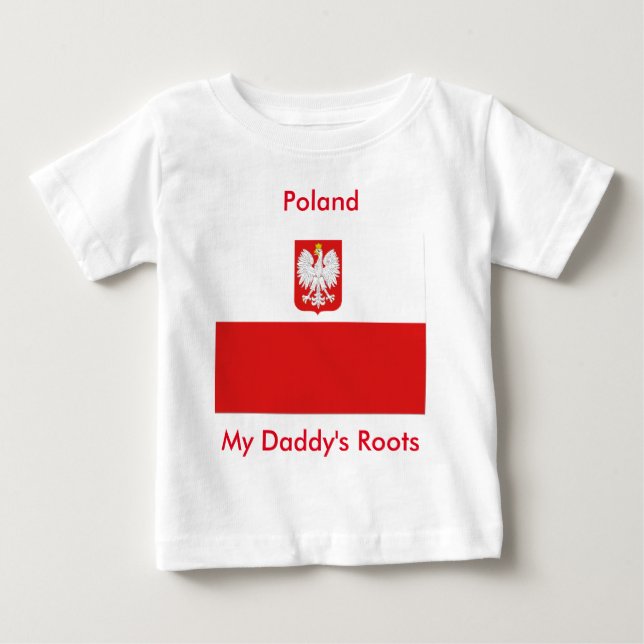 Polen Baby T-shirt (Vorderseite)