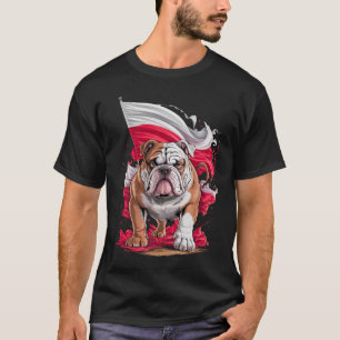 Polen Bulldoggen Hunde Liebhaber Geschenk Süßes De T-Shirt