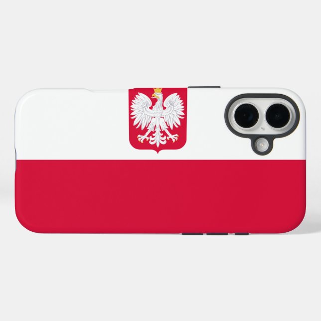 Polen Case-Mate iPhone Hülle (Rückseite (Horizontal))