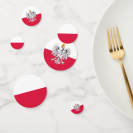 Polen Confetti, Adler, polnische Flagge Konfetti