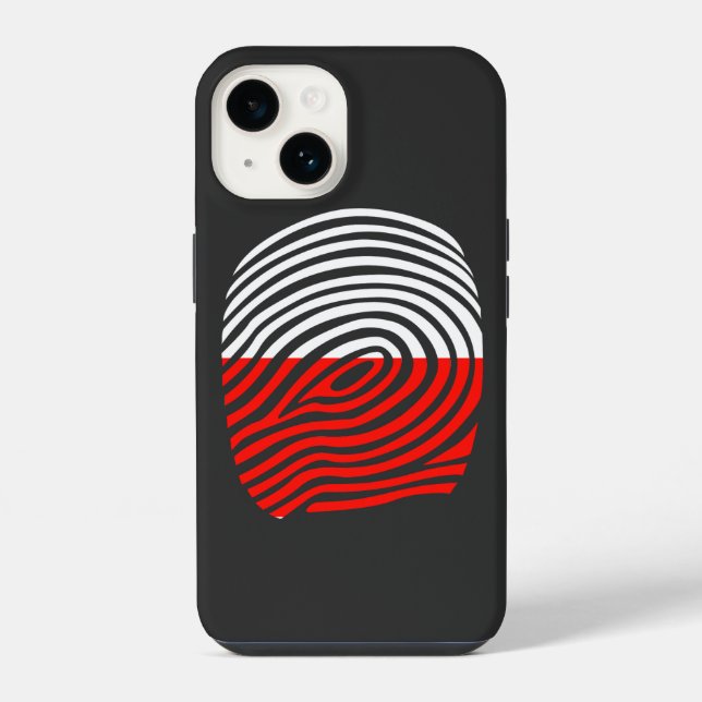 Polen DNA iPhone Hülle (Rückseite)