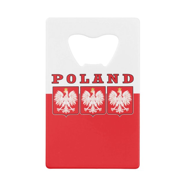 Polen Eagle Shields Geldbeutel Flaschenöffner (Vorderseite)