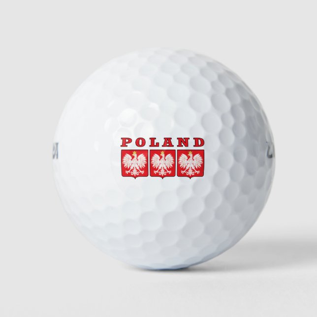 Polen Eagle Shields Golfball (Vorderseite)