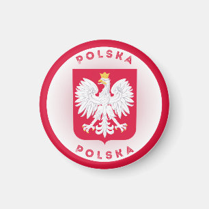 Polen-Erbe-Emblem Magnet
