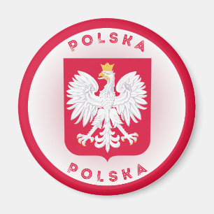 Polen-Erbe-Emblem Magnet