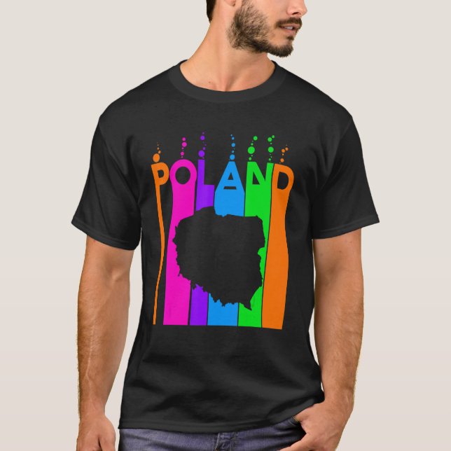 Polen Farbige Blasen T-Shirt (Vorderseite)