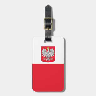 Polen-Flagge Gepäckanhänger