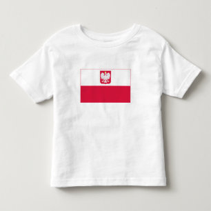 Polen-Flagge Kleinkind T-shirt