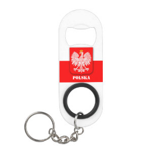 Polen Flagge Patriotischer Fußball Polska Mini Flaschenöffner