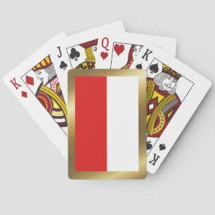 Polen Flagge Spielkarten