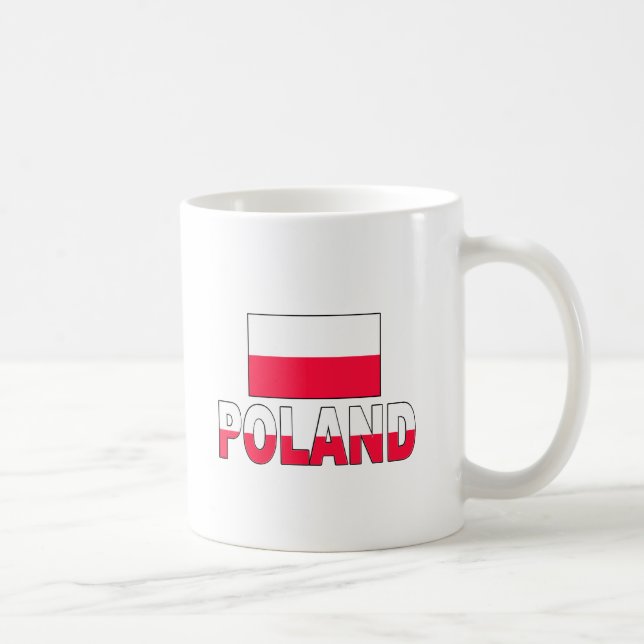 Polen-Flagge Tasse (Rechts)