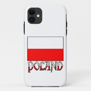 Polen - Flagge und Name iPhone 11 Hülle