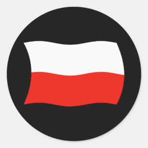 Polen Flaggen Aufkleber