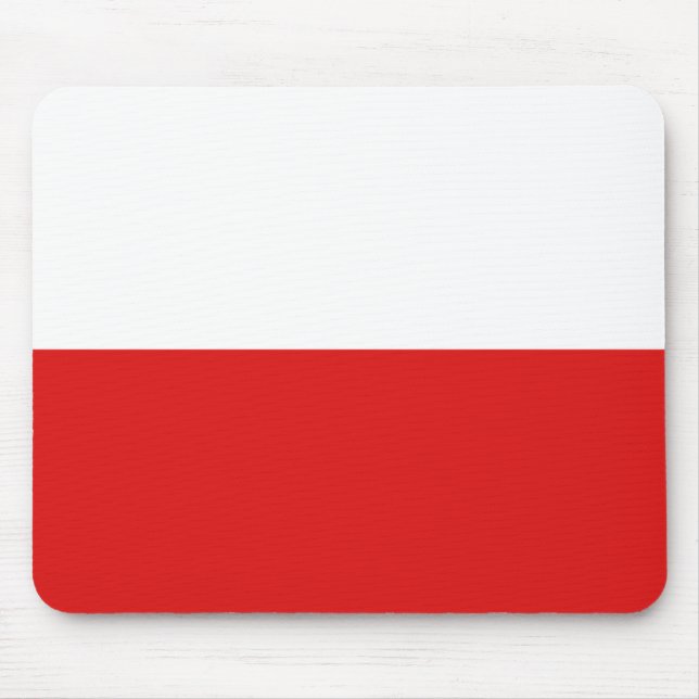 Polen Flaggenmousepad Mousepad (Vorne)