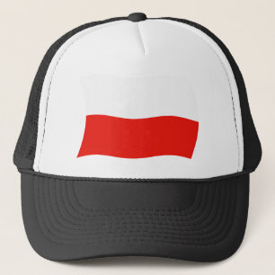 Polen Flaggenmütze Truckerkappe