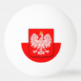 Polen Flaggenstaat Weltmeisterschaft 2022 Fußball  Tischtennisball