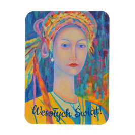 Polen Frohe Weihnachten Wesołych Świąt Geschenk Magnet