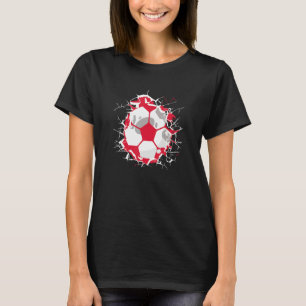 Polen Fußball Polnischer Fußball Polska Futbol 1 T-Shirt