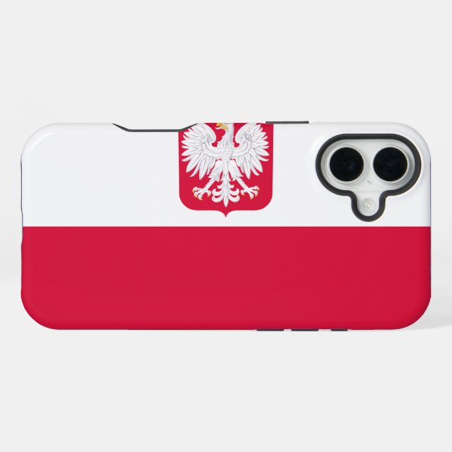 Polen iPhone Hülle (Rückseite (Horizontal))