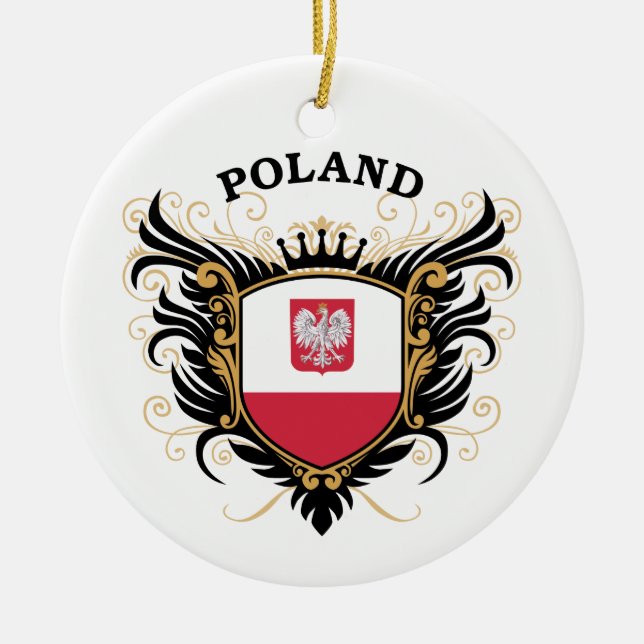 Polen Keramik Ornament (Vorne)