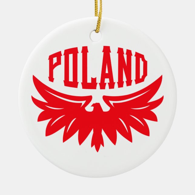 Polen Keramik Ornament (Vorne)