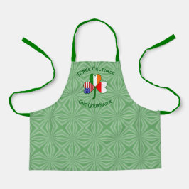 Polen Kleeblatt für irische Flaggen Personalisiert Schürze