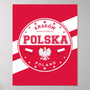 Polen Krakau Poster