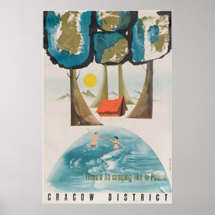Polen Kunst Krakau Druck Polnisches Reiseplakat Poster