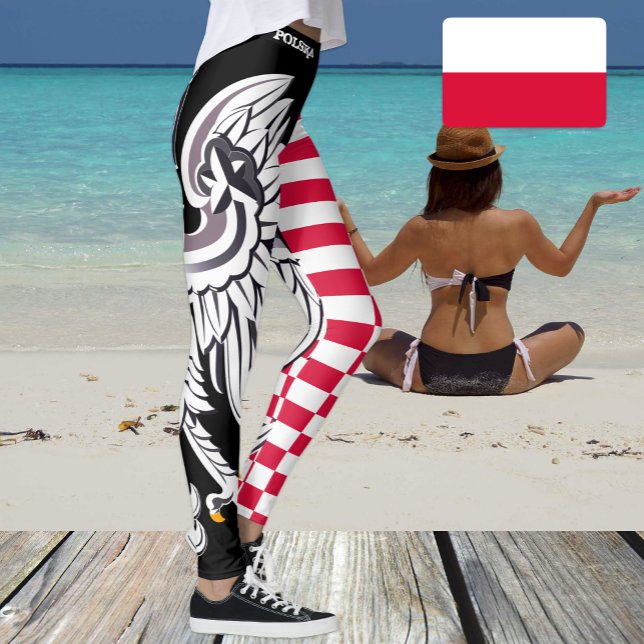 Polen Leggings, Patriotik, Adler, polnische Flagge Leggings (Von Creator hochgeladen)